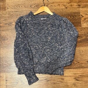 Madewell Navy Speckled Crew Neck Sweater